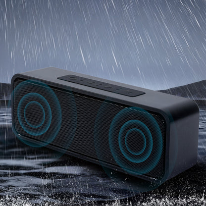 Bluetooth Speaker with IPX5 Water Resistant Stereo Sound Portable Wireless Speaker