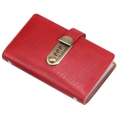 100 Envelope Savings Challenge Book with 3 Digit Combination Lock - Red