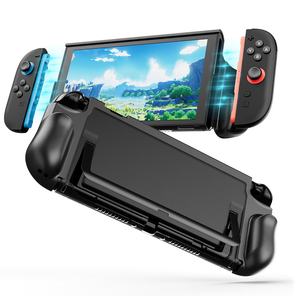 Dockable Protective Case Shell Cover with Grip for Nintendo Switch 2