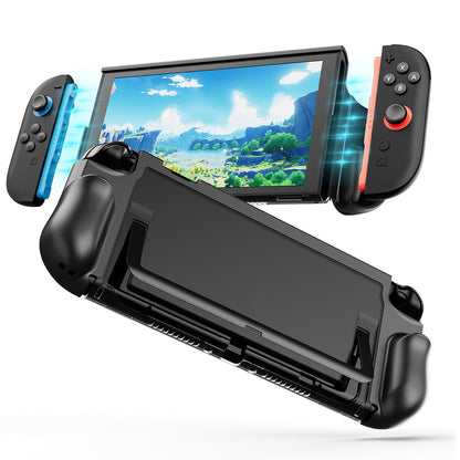 Dockable Protective Case Shell Cover with Grip for Nintendo Switch 2