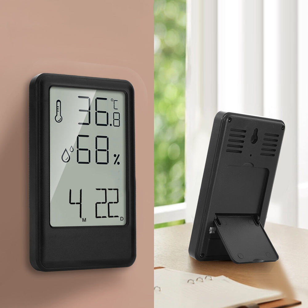 3-in-1 Digital Thermometer Humidity Meter Room Temperature Indoor LCD Hygrometer
