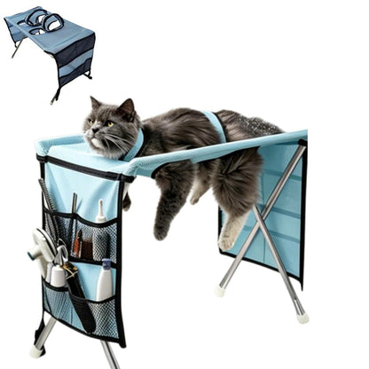 Pet Grooming Hammock Bed Dog Nail Cutting Hammock - Blue