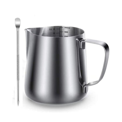 350ml Milk Frothing Pitcher Stainless Steel Milk Frother Cup