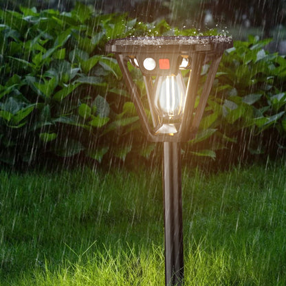 2Pcs Solar Spot Lights Wall Motion Sensor Lights Path Lamp For Garden