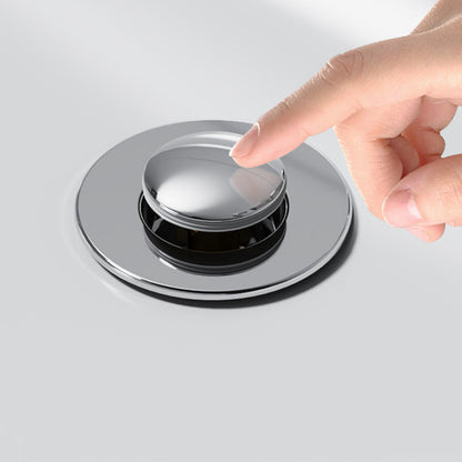 2Pcs Set Universal Sink Stopper Hair Catcher Pop Up Sink Drain Filter for Bathroom Sink