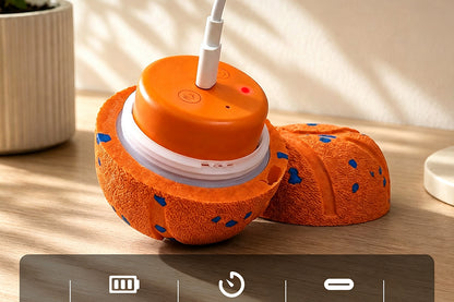 TPU Interactive Dog Ball with 3 Motion Modes Herding Ball for Dogs - Orange