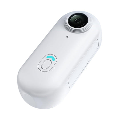 4K Mini Thumb Action Camera ââ‚?Portable Wearable Body Cam with Rotating Clip White