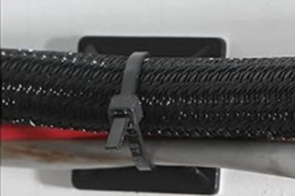 173Pcs Cable Management Organizer Kit Cable Sleeve Split with Self Adhesive Cable Clips Holder