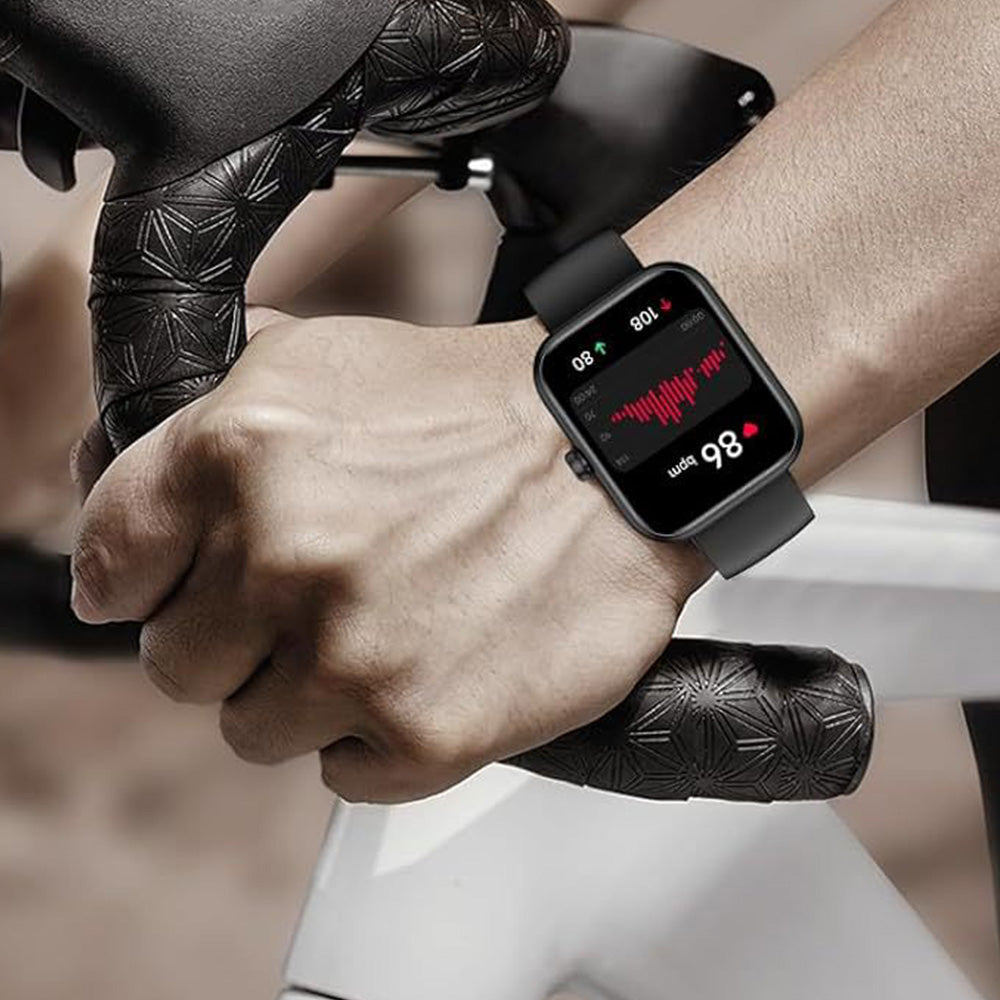 Smart Watch for Women & Men with Bluetooth Call Built-in Sport Modes Fitness Tracker-Black