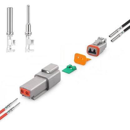 10 Kit 2 Pin Connectors for DT Deutsch