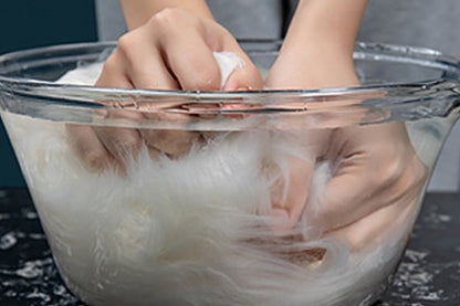 Luxury Soft Faux Sheepskin Fur Rugs for Bedside Floor Mat-White