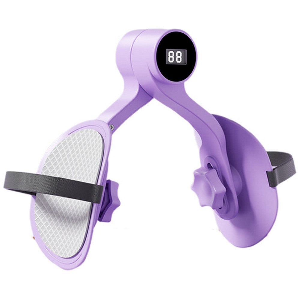 Pelvic Floor and Inner Thigh Trainer with Digital Counter Kegel Exercise Device-Purple