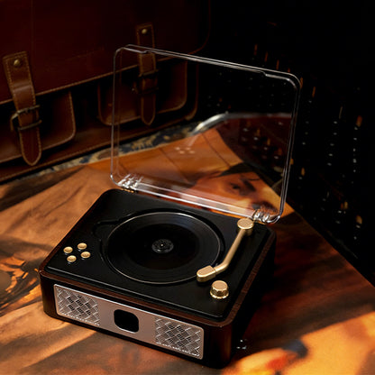 Retro CD Player with Speakers Portable Bluetooth Music Players for Home