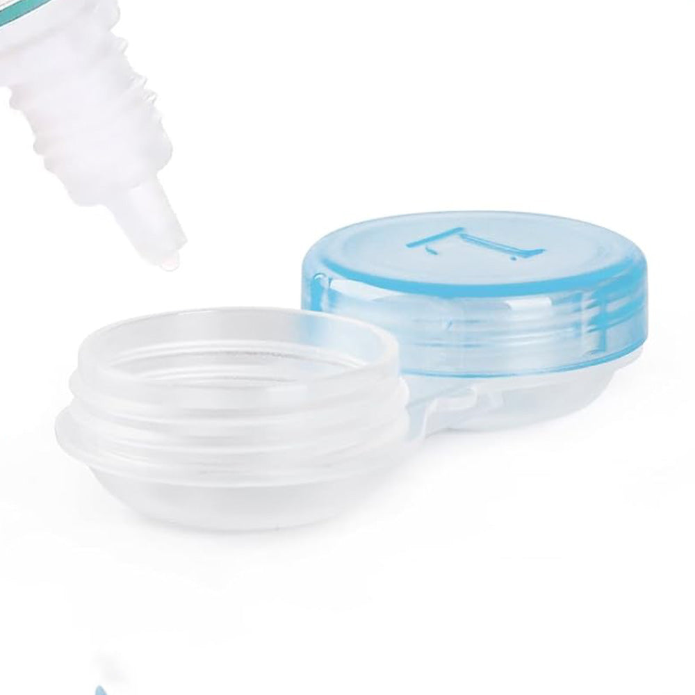 50 Pcs Set Leak-proof Contact Lens Cases Multiple Color Contact Cases for Home and Travel