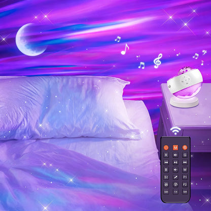 Northern Lights Aurora Projector with Bluetooth Speaker
