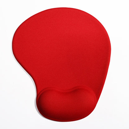 Non Slip Ergonomic Mouse Pad With Wrist Rest Silicone Wrist Support Mouse Mat For Computer-Red