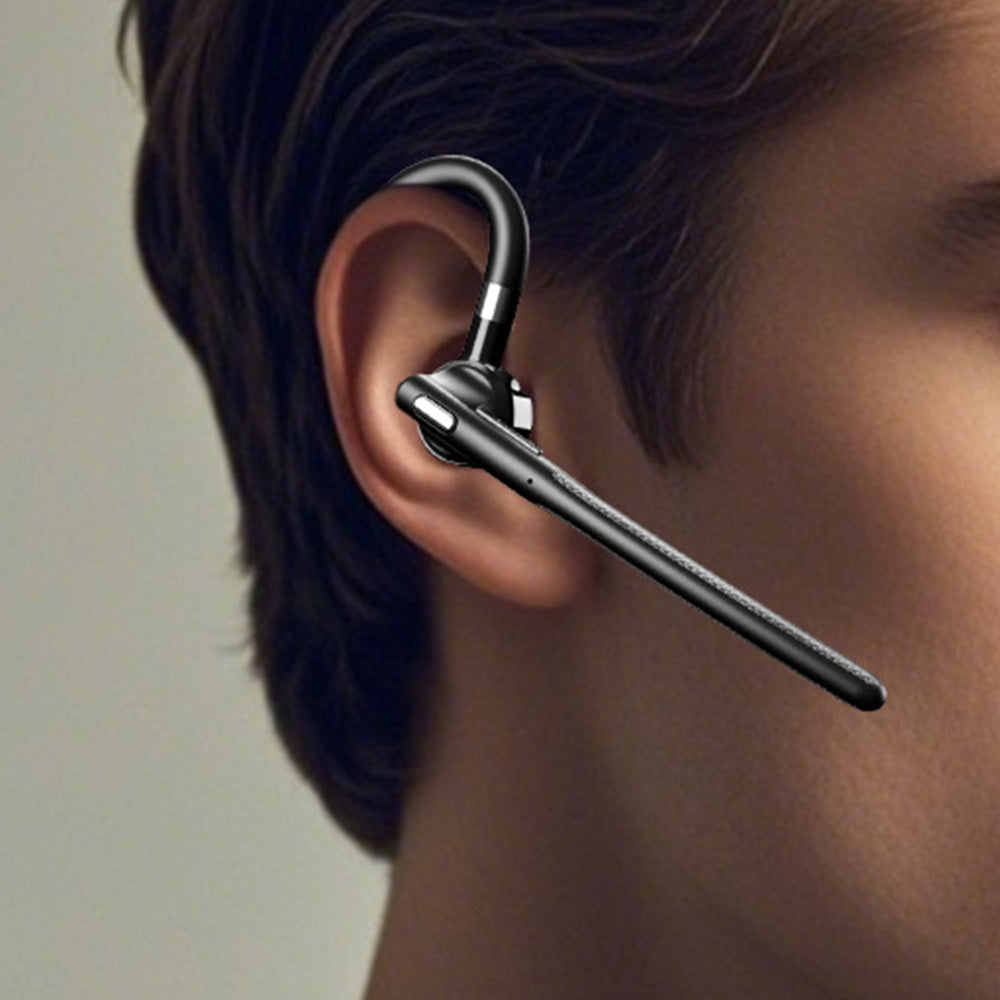 Wireless Car Bluetooth Headset with Rotating Ear Hook