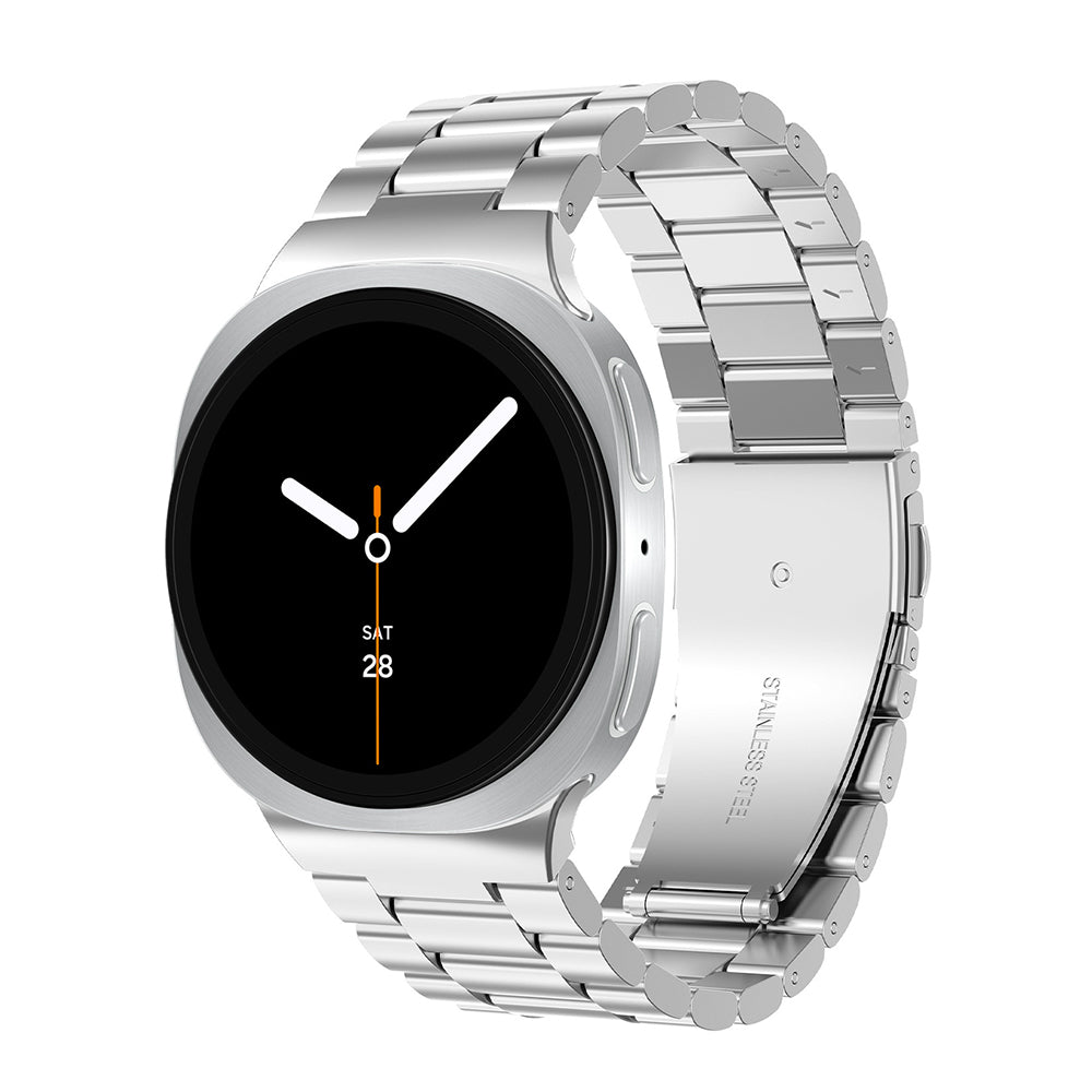 Metal Replacement Watch Band for Samsung Galaxy Watch 8 40 44 46mm-Silver