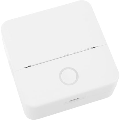 Bluetooth Mini Pocket Printer Thermal Printer Inkless Photo Printer for Learning Assistance Study Notes White