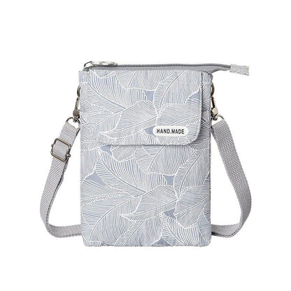 Small Cross-body Cell Phone Case Shoulder Bag Purse Pouch Handbag for Women Girls Gray