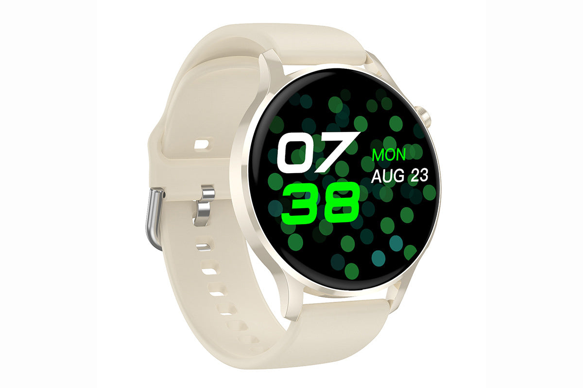Fashion Smartwatch with Heart Rate and Sleep Monitoring IP67 Waterproof-Silver
