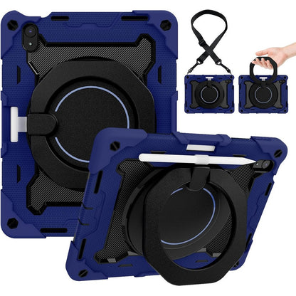 Shockproof Rugged Protective Case with Pencil Holder for iPad Air 6 Pro 11-Navy