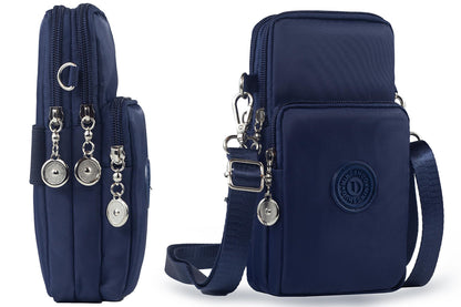 Small Crossbody Bag for Women Cell Phone Purses Wallet Travel Pouch Shoulder Bag-Blue