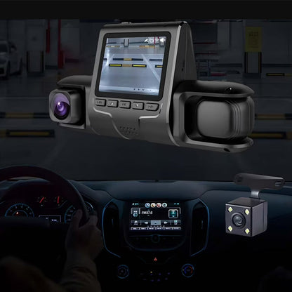 4-Channel Dash Cam 1080P Front Rear Left Right Dash Camera with Night Vision