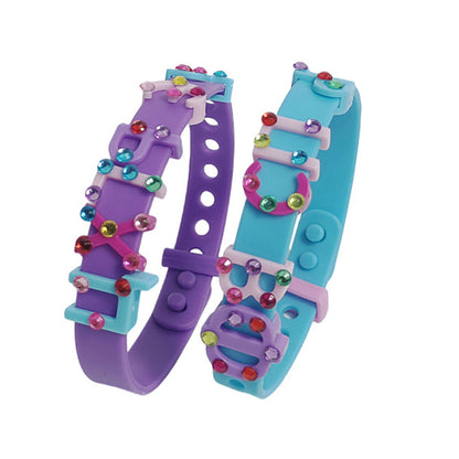 DIY Friendship Bracelet Kit â€?Cool Bracelet Maker with Charms and Stickers