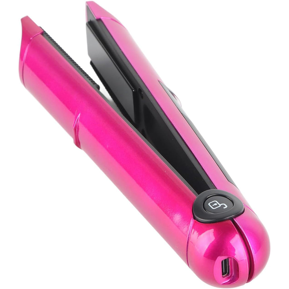 2 in 1 Portable Cordless Hair Straightener and Curling Iron