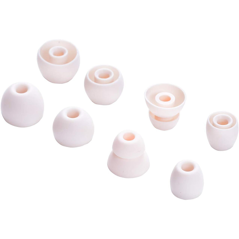 Replacement Silicone Ear Tips Earbuds for Beats Flex X Powerbeats Pro-white