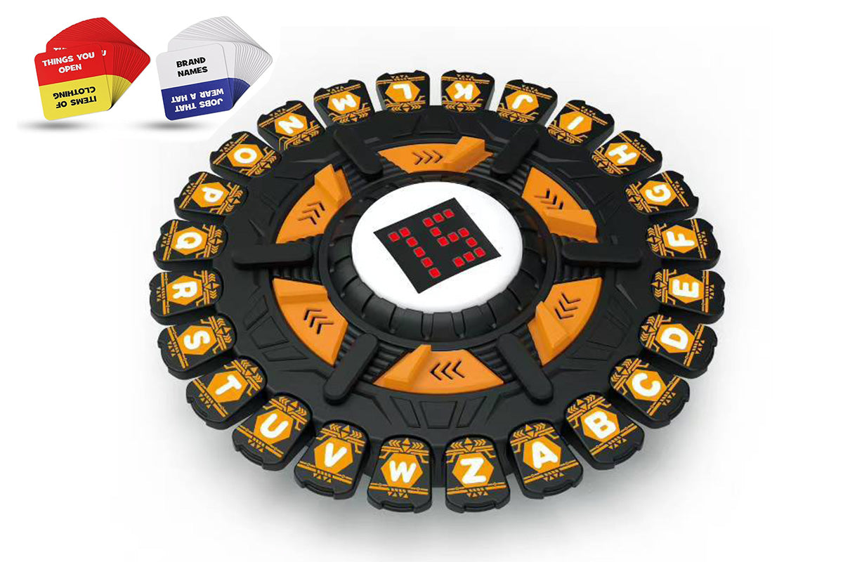 Alphabet Chess Board Game 15 Seconds And 36 Category Cards Family Games-Orange