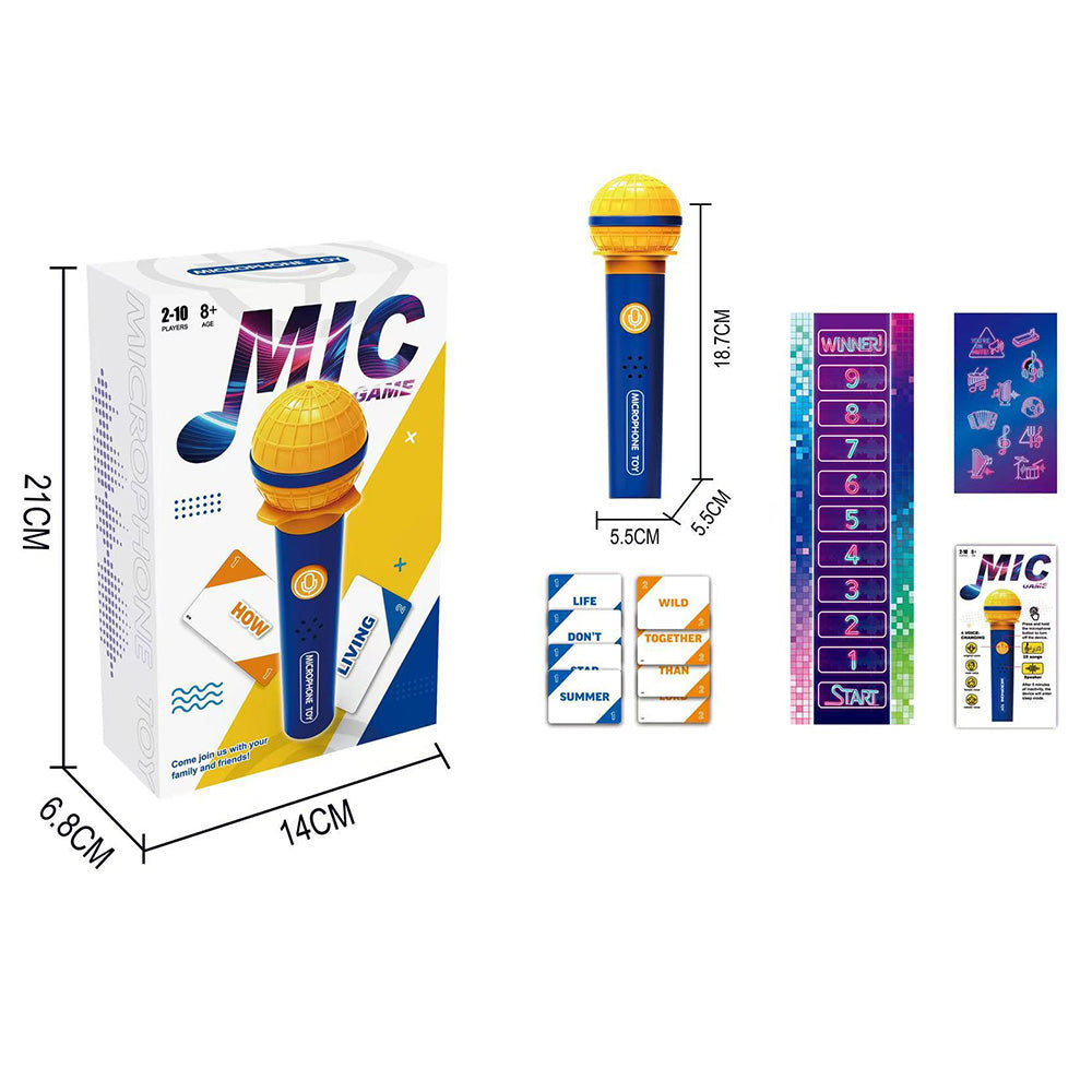 Mic Karaoke Party Game Grab The Mic Karaoke Game for Birthday Parties