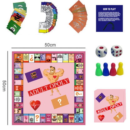 Couple Dating Night Board Game Adult Couple Topoly Board Game Ideas Intimacy Card Game