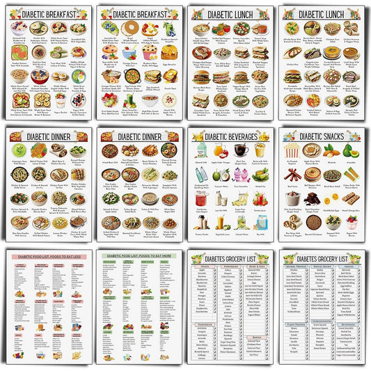 Diabetic-Friendly Diet Chart Food List Weight Loss Diet for Senior and Beginner