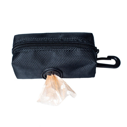 Dog Poop Bag Dispenser Pet Waste Bag Holder for Puppy Walking Cleanup Black