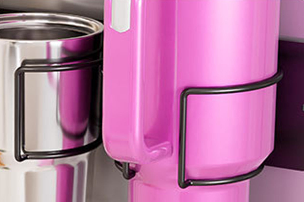 2Pcs 3-Cup Organizer Holder for Stanley  Cabinet Fridge Wall Magnetic Storage