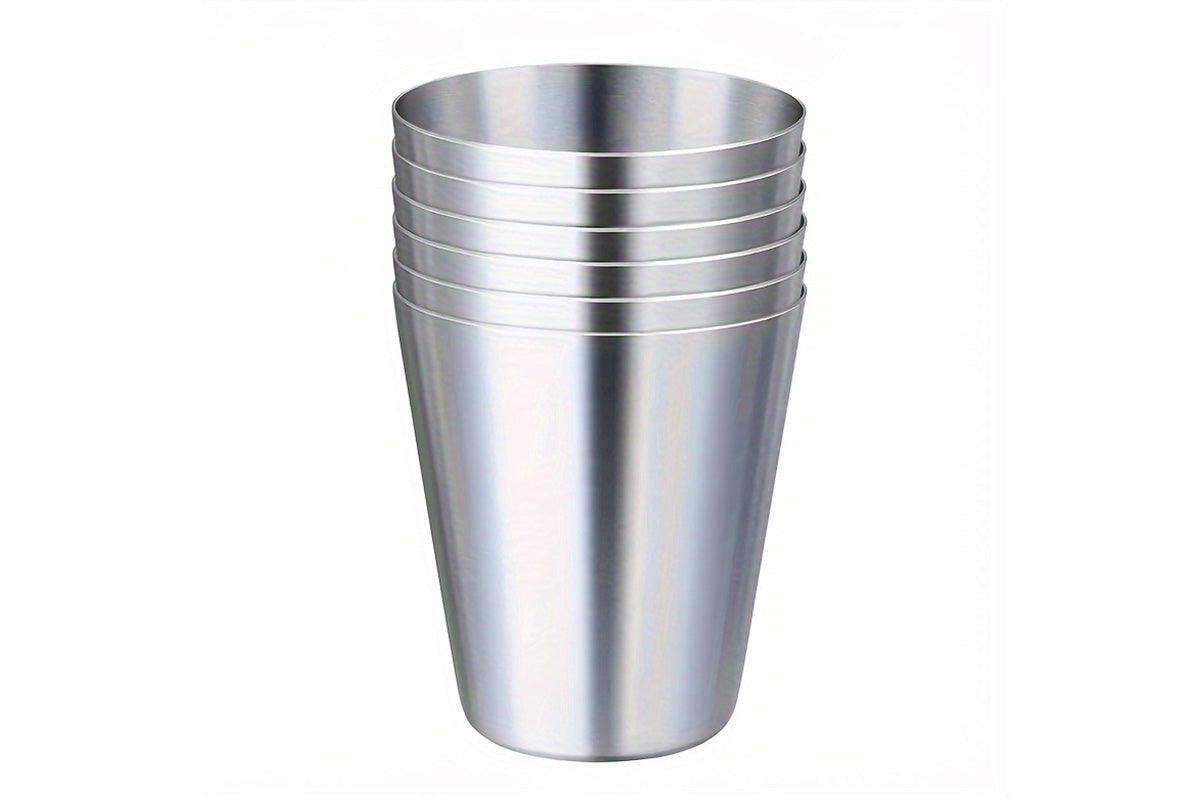 4 Pieces 30ml Stainless Steel Shot Cup Set with PU Carry Pouch