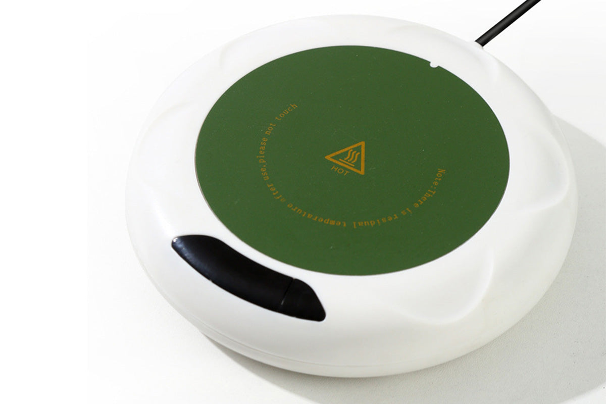 USB Coffee Mug Warmer With Adjustable Temperature Cup Warmer For Office-White