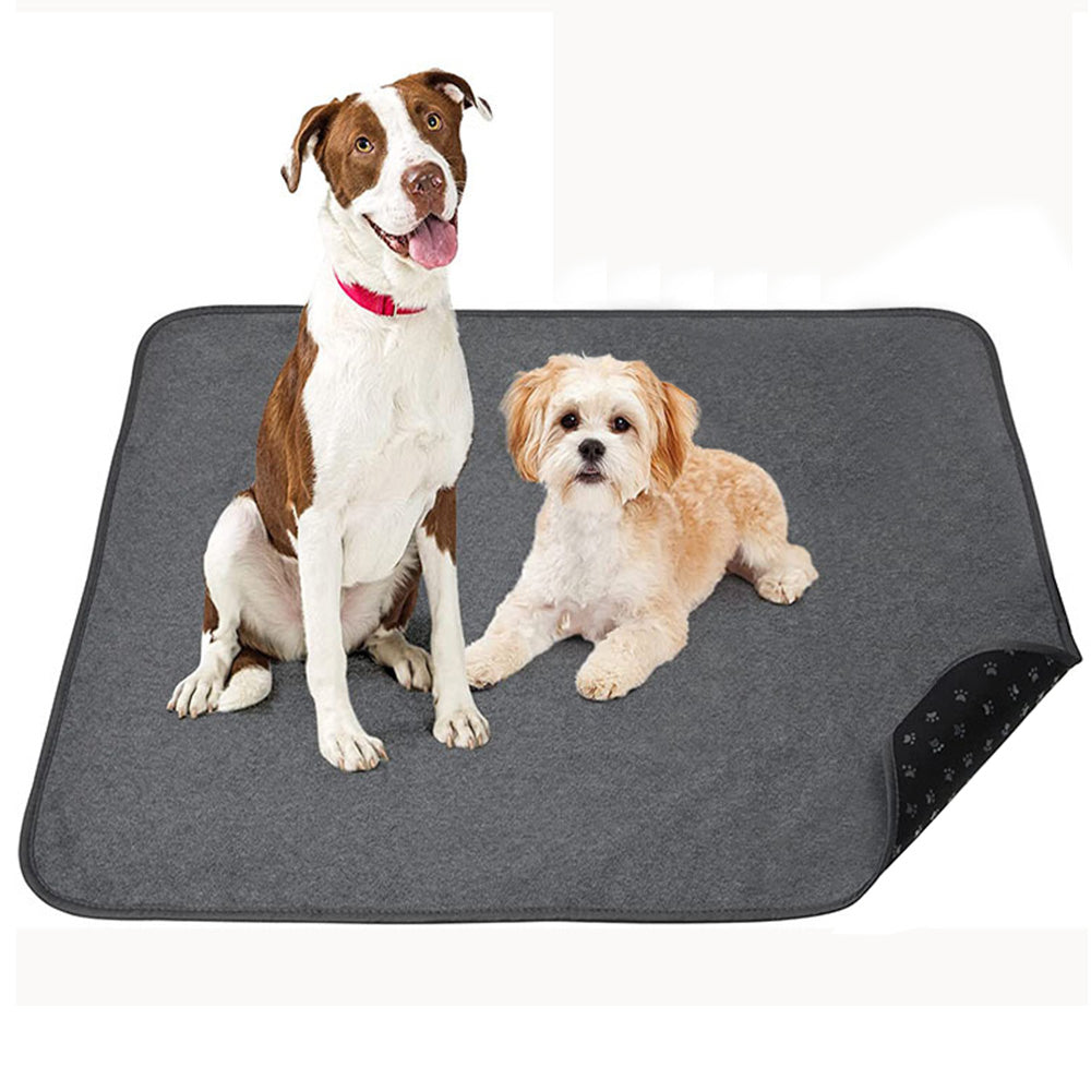 Coral Fleece Washable Dog Mat ââ‚?Non-Slip Reusable Pee Pad for Pets