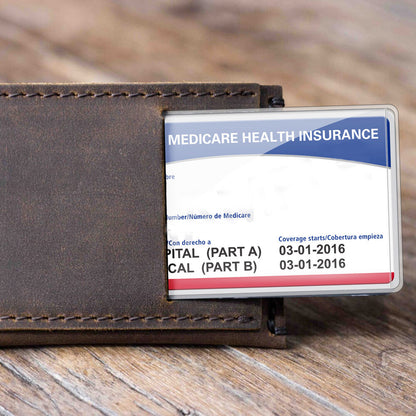 16 Pack PVC Card Holder Clear ID Protector for Social Security Credit Insurance Cards