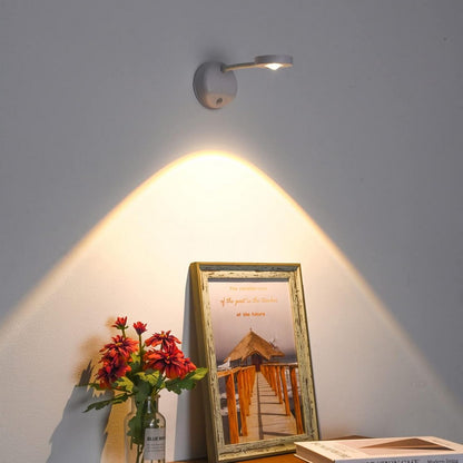3Pcs Wireless Picture Lights and Mini Accent Spotlights LED Wall Sconce for Art Display-White