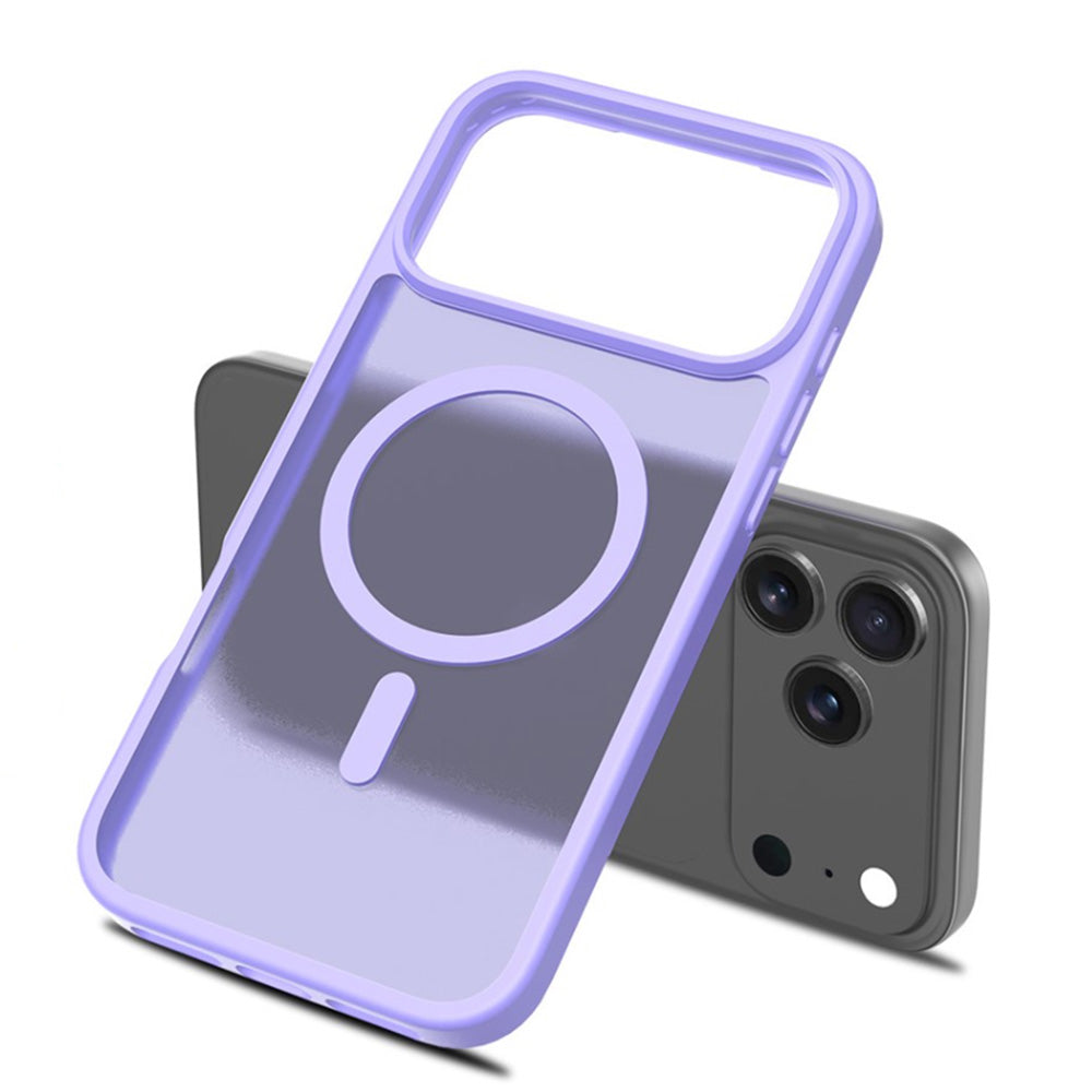 Magnetized MagSafe Phone Case ¨C Shockproof Matte Protective Cover for iPhone 17 Pro Max and 17 Air Light Purple