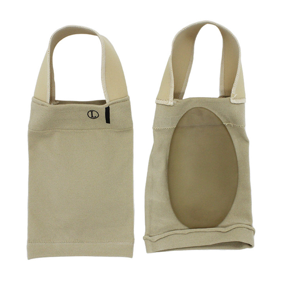 Arch Support Soft Pad Brace Sleeve Ankle Foot Wrap For Feet Flat-Khaki