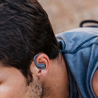 Wireless Bluetooth 5.4 Headphone Over Ear Bud IPX5 Waterproof Earphone for Sport Running-Black