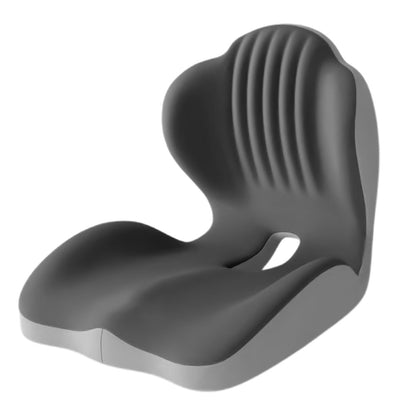 Ergonomic Back Hip Support Cushion For Office Chair And Car Seat-Grey