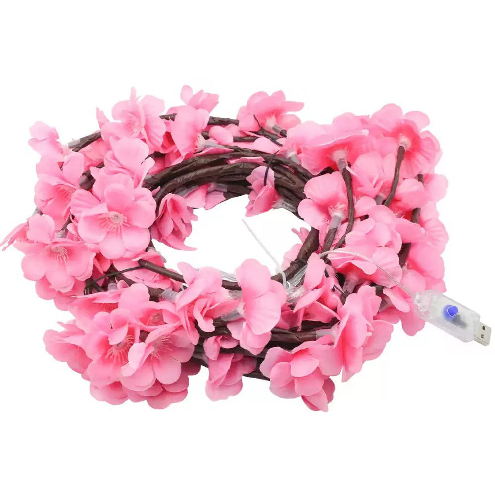Flexible Cherry Blossom Tree Vine Light 8 Modes USB String Light