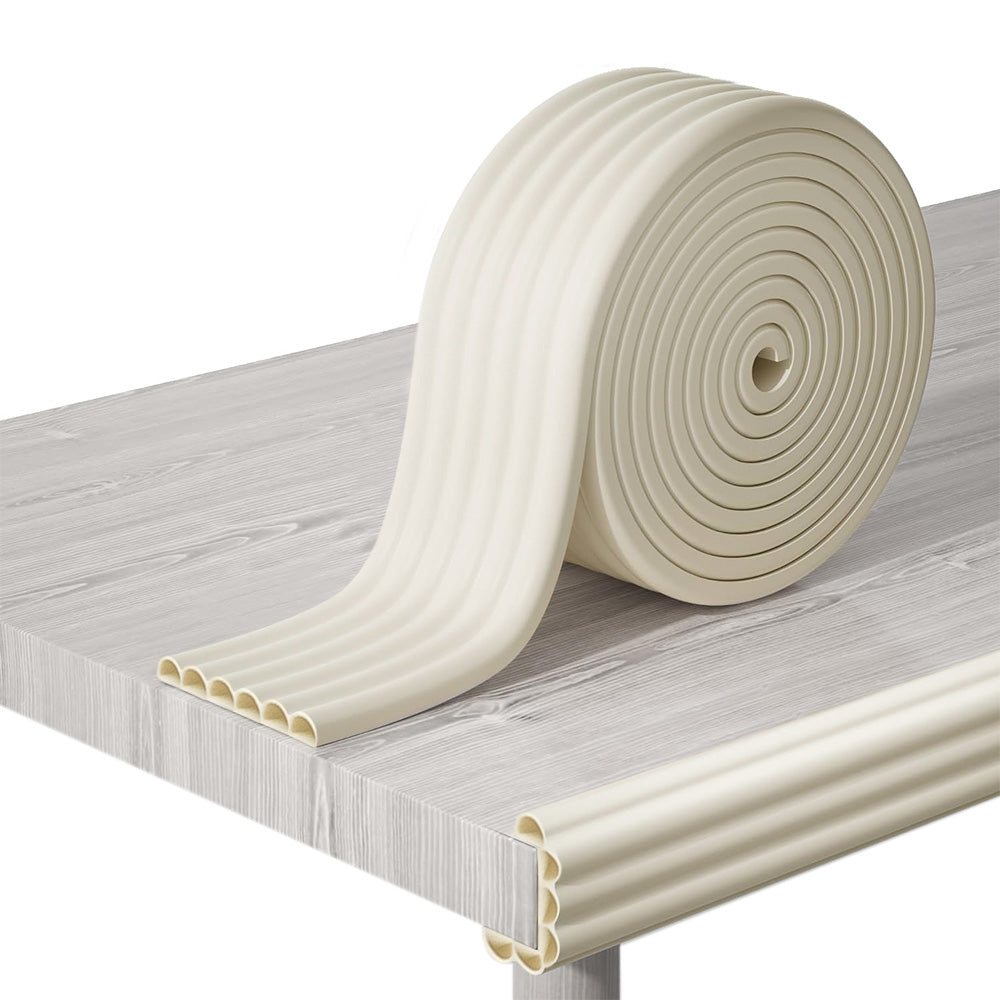 2 m PVC Air Cushion Corner and Edge Bumper Strip-Beige