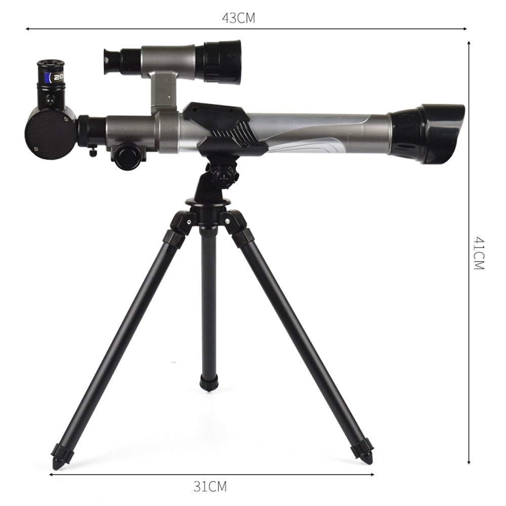 20X/30X/40X Astronomical Telescope Toy with Tripod for Stargazing
