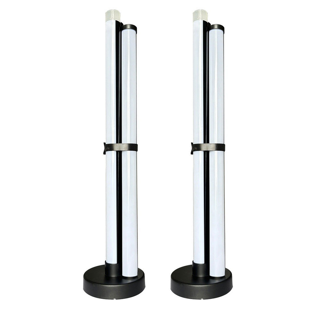 2 Piece APP Controlled RGB Music Sync Ambient Floor Lamp
